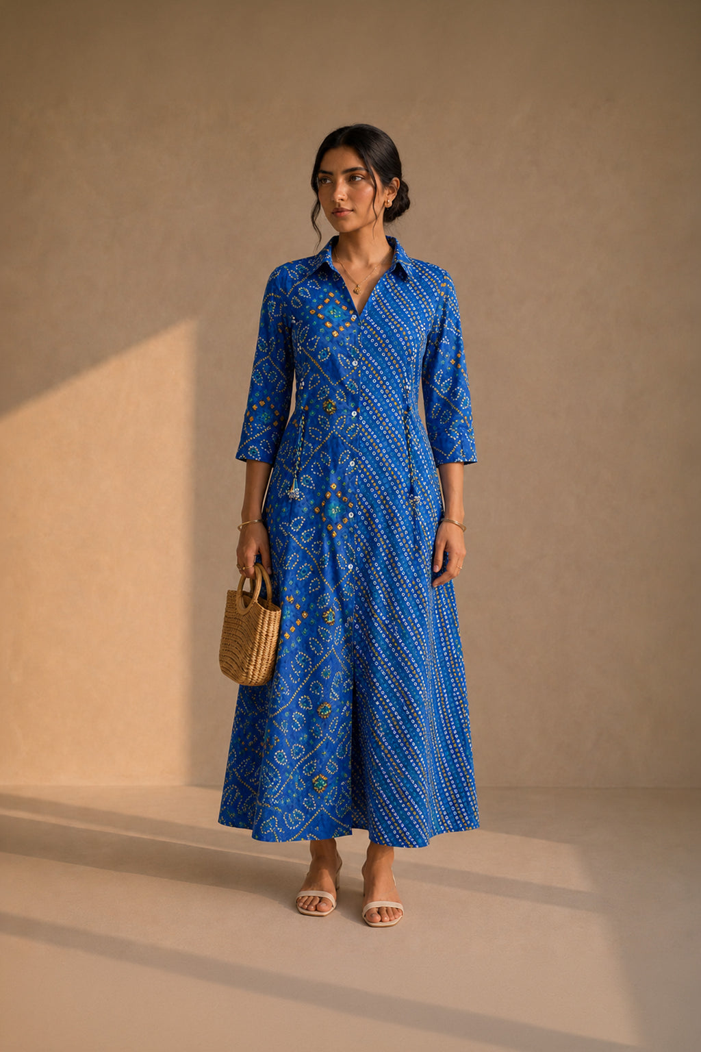 Azul Bandhani