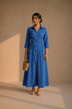 Azul Bandhani