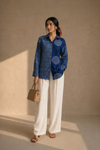 Indigo Printed Shirt