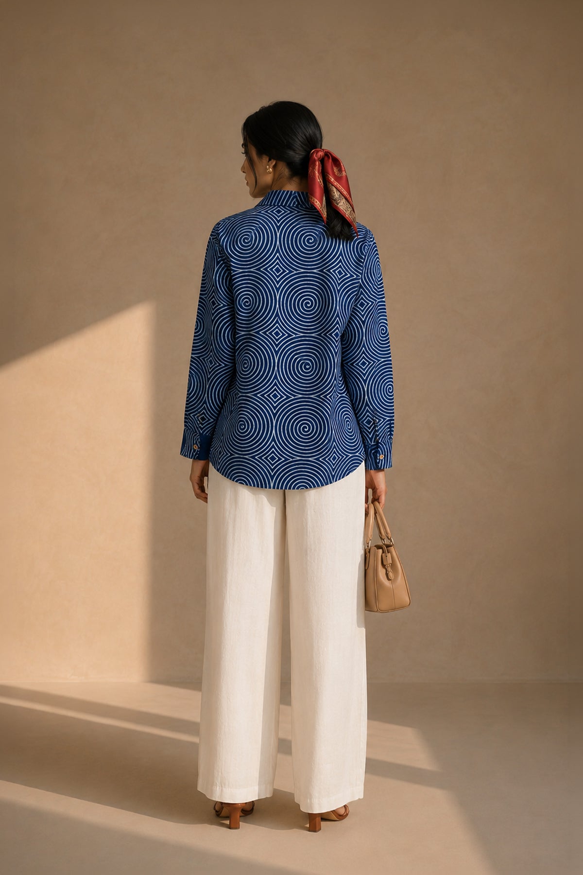 Indigo Printed Shirt
