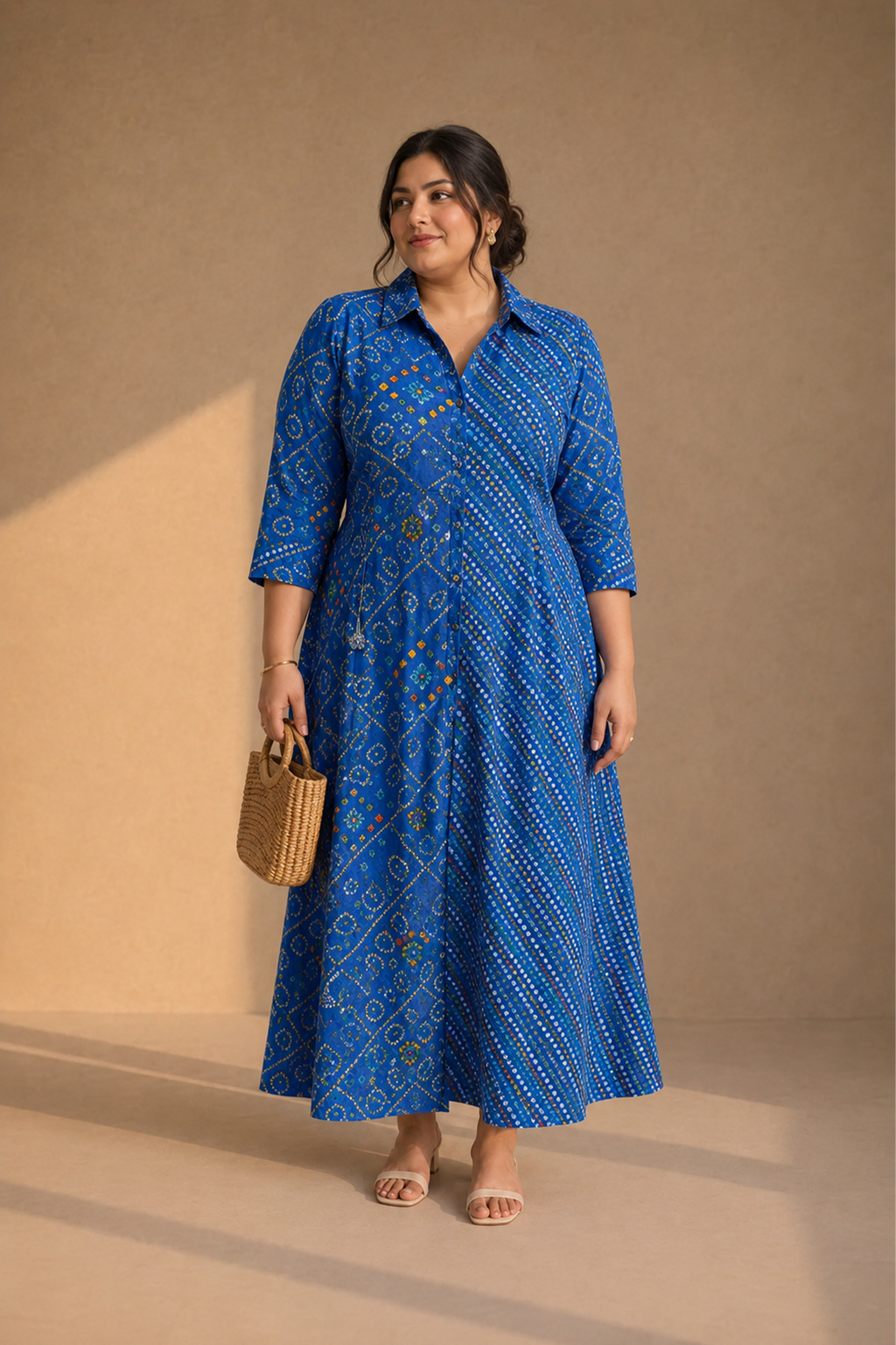 Azul Bandhani